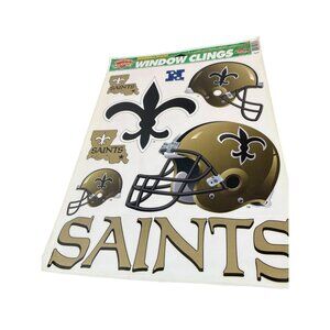 Vintage 1996 NFL New Orleans Saints Window Clings